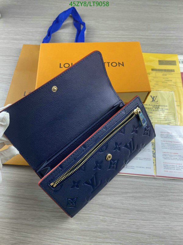 LV Bags-(4A)-Wallet-,Code: LT9058,$ 59USD