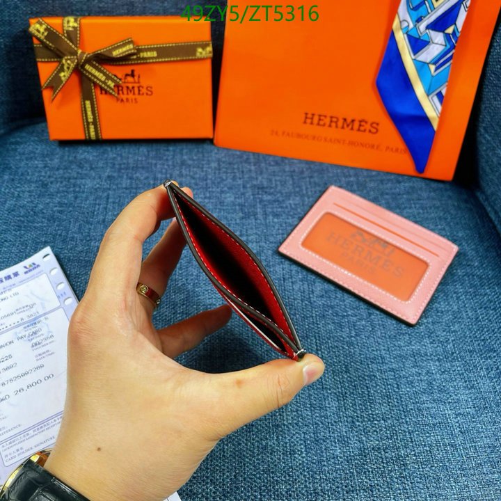 Hermes Bag-(4A)-Wallet-,Code: ZT5316,$ 64USD