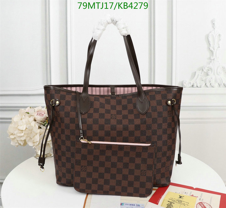 LV Bags-(4A)-Neverfull-,Code: KB4279,$ 103USD