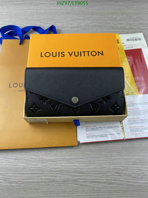 LV Bags-(4A)-Wallet-,Code: LT9055,$ 51USD
