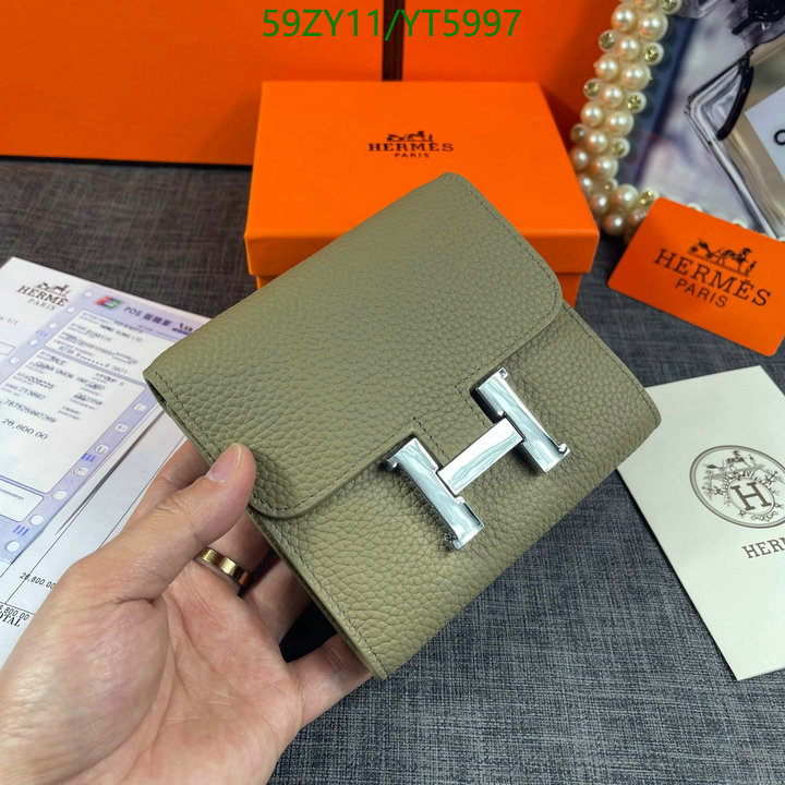 Hermes Bag-(4A)-Wallet-,Code: YT5997,$ 77USD