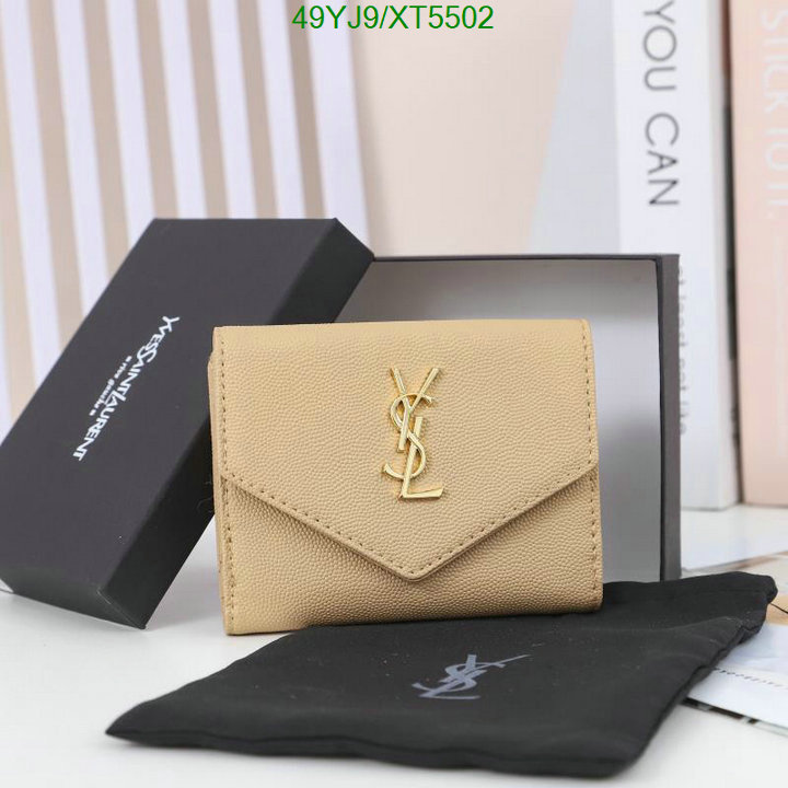 YSL Bag-(4A)-Wallet-,Code: XT5502,$ 64USD