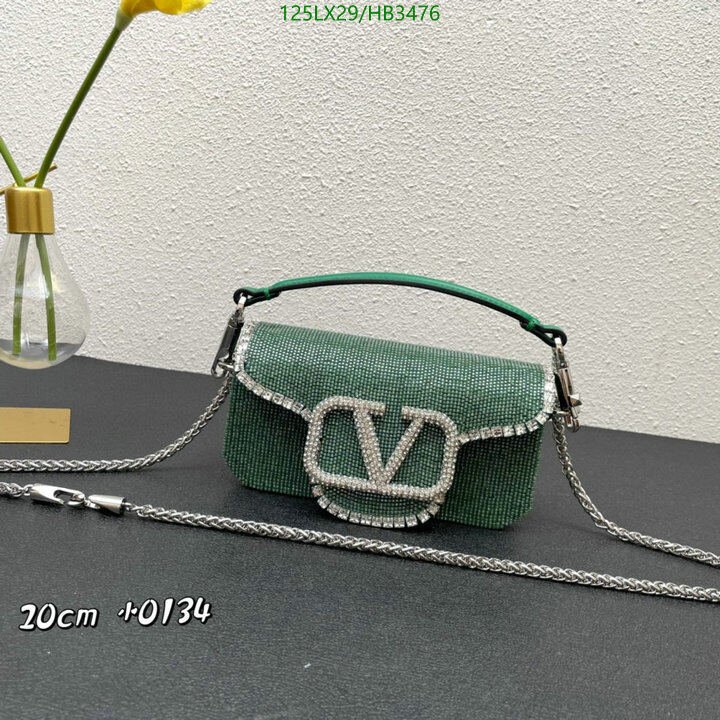 Valentino Bag-(4A)-LOC-V Logo ,Code: HB3476,$ 163USD