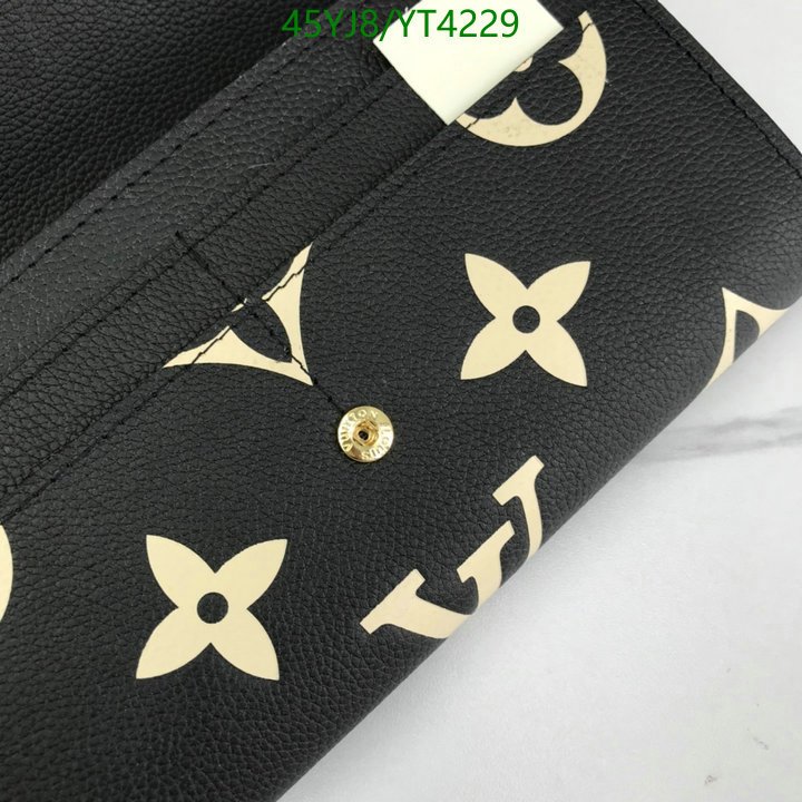 LV Bags-(4A)-Wallet-,Code: YT4229,$ 59USD
