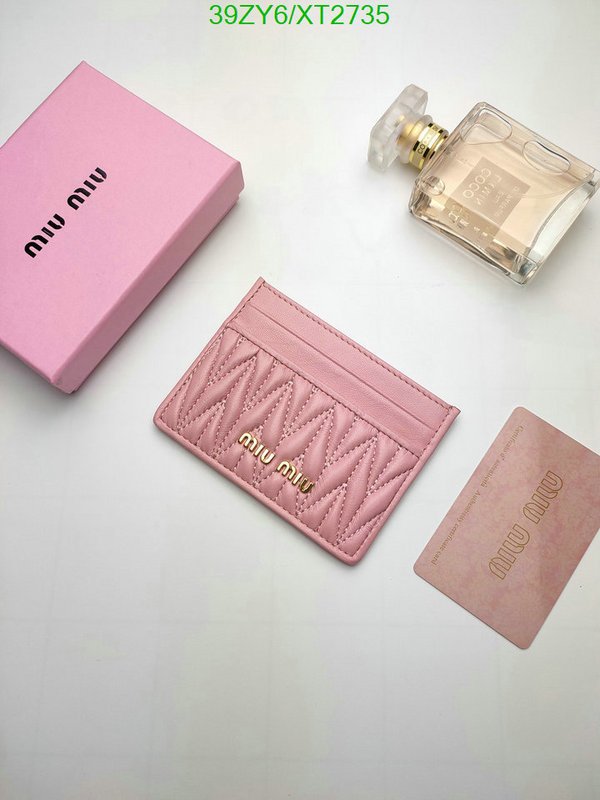 Miu Miu Bag-(4A)-Wallet-,Code: XT2735,$ 51USD