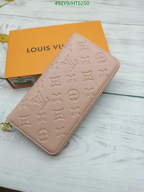 LV Bags-(4A)-Wallet-,Code: HT5250,$ 64USD