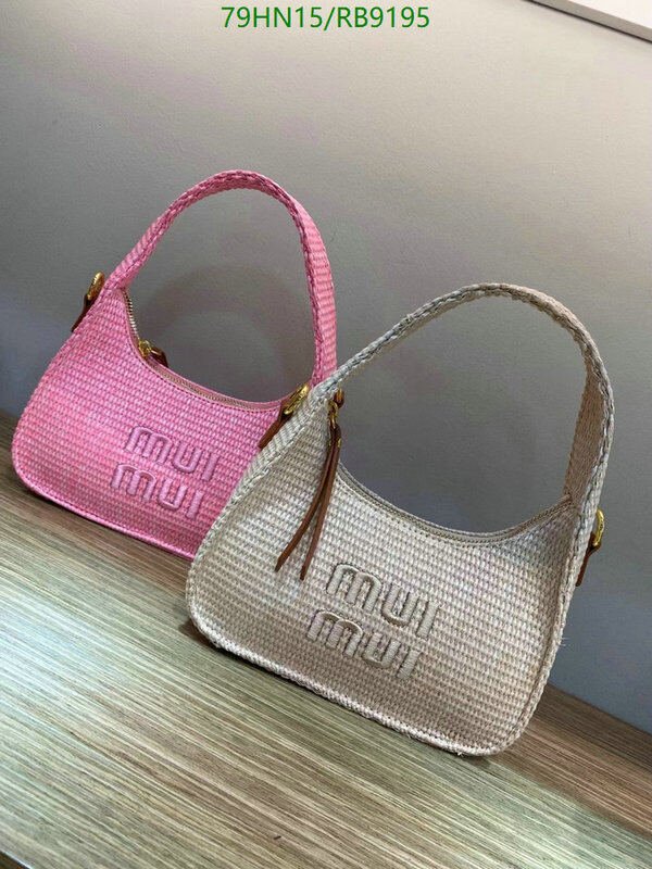 Miu Miu Bag-(4A)-Handbag- Code: RB9195 $ 103USD