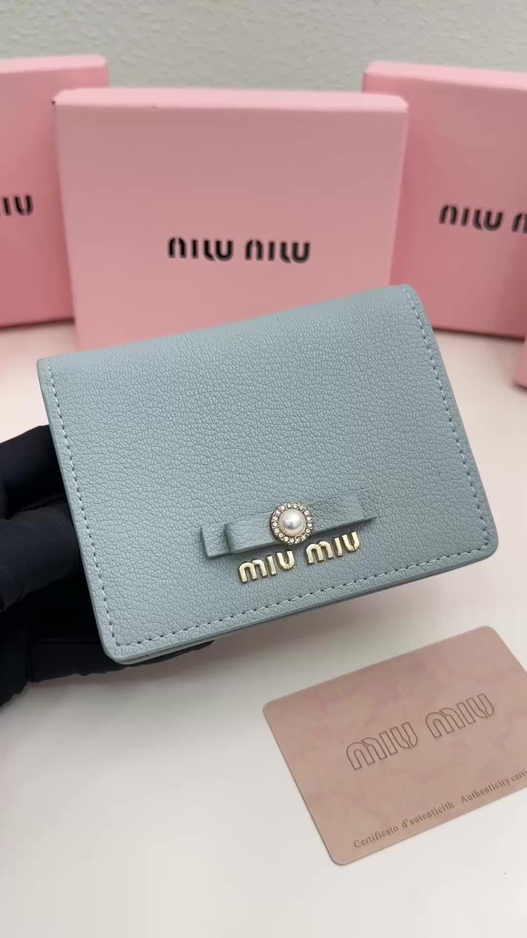 Miu Miu Bag-(4A)-Wallet- Code: QT5399 $ 59USD