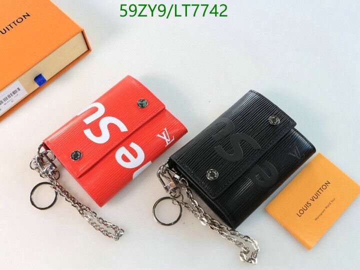 LV Bags-(4A)-Wallet-,Code: LT7742,$ 77USD