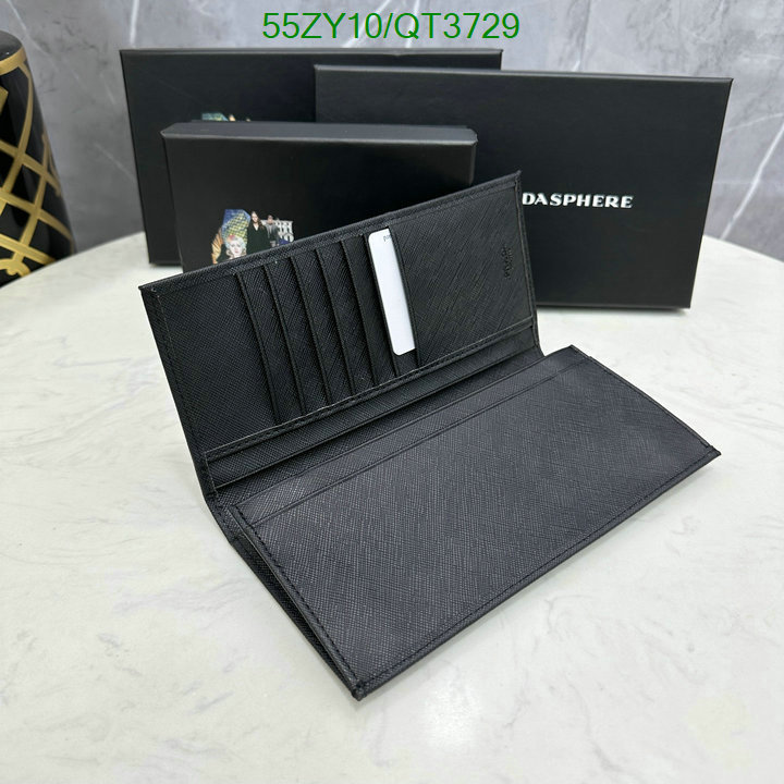 Prada Bag-(4A)-Wallet- Code: QT3729 $ 72USD