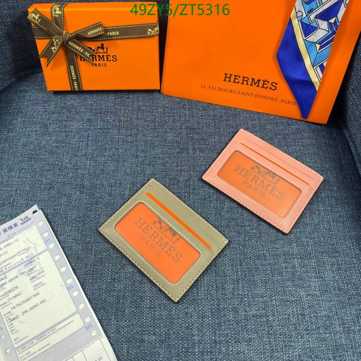 Hermes Bag-(4A)-Wallet-,Code: ZT5316,$ 64USD