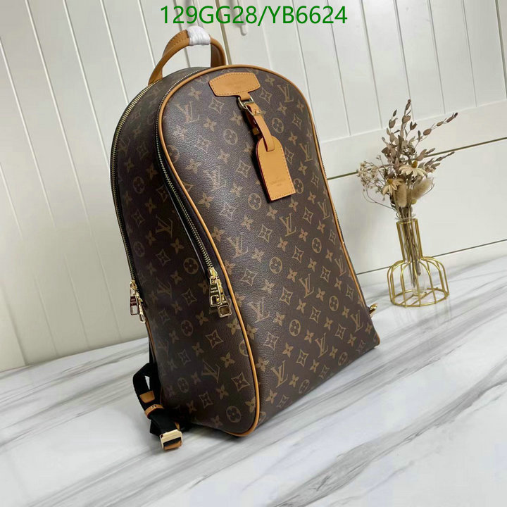 LV Bags-(4A)-Backpack-,Code: YB6624,$ 168USD