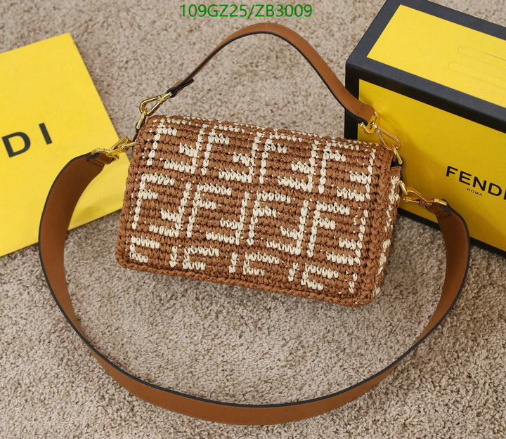 Fendi Bag-(4A)-Baguette-,Code: ZB3009,$ 142USD