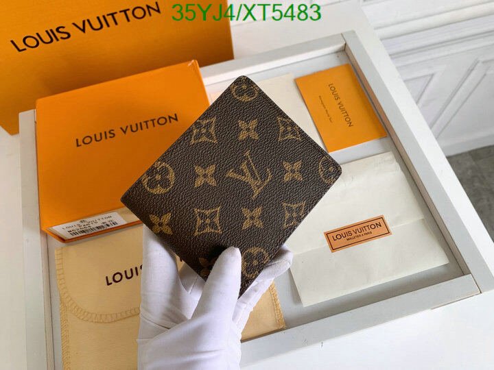 LV Bags-(4A)-Wallet-,Code: XT5483,$ 46USD