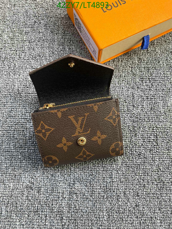 LV Bags-(4A)-Wallet-,Code: LT4893,$ 55USD