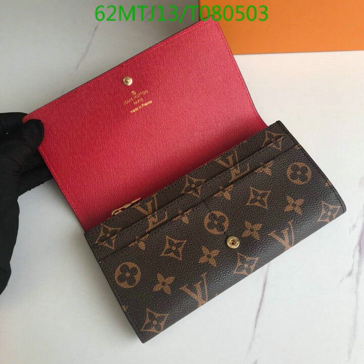 LV Bags-(4A)-Wallet-,Code: T080503,$ 81USD