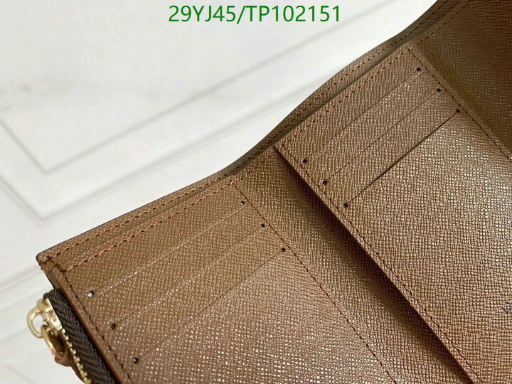 LV Bags-(4A)-Wallet-,Code: TP102151,$ 38USD