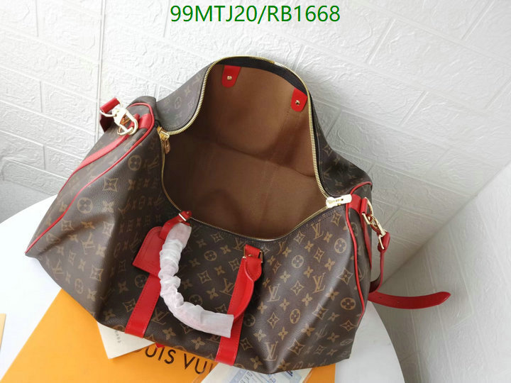 LV Bags-(4A)-Keepall BandouliRe 45-50-,Code:RB1668,$ 129USD