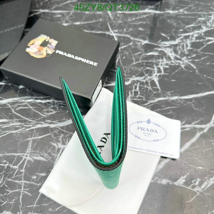 Prada Bag-(4A)-Wallet- Code: QT3726 $ 59USD