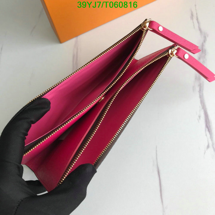LV Bags-(4A)-Wallet-,Code: T060816,$ 51USD