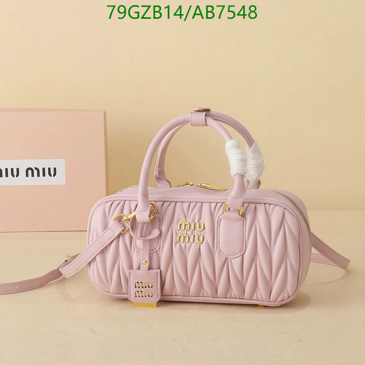 Miu Miu Bag-(4A)-Crossbody- Code: AB7548 $ 103USD
