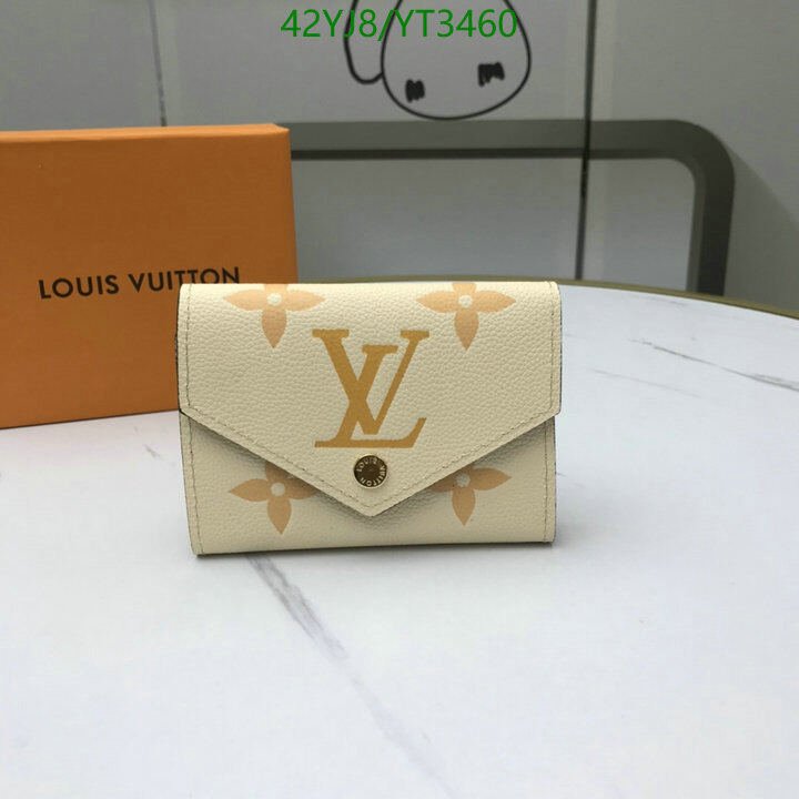 LV Bags-(4A)-Wallet-,Code: YT3460,$ 55USD