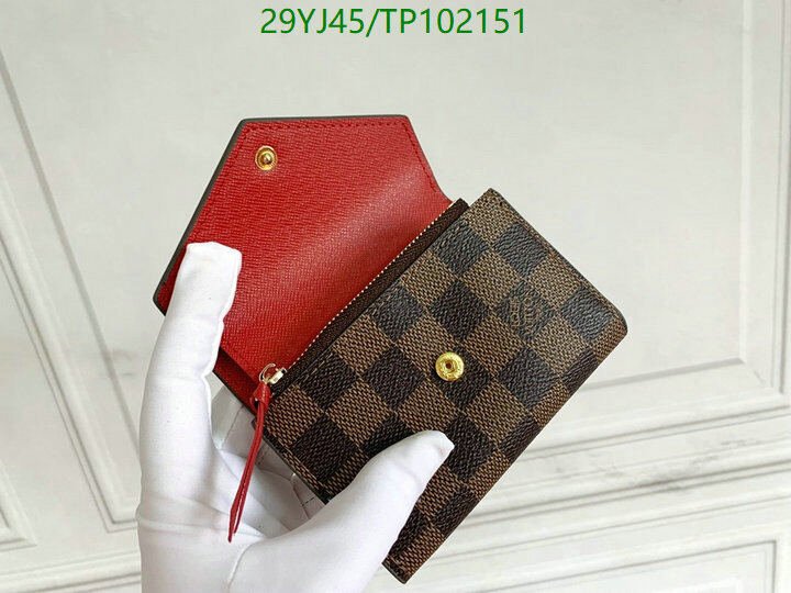 LV Bags-(4A)-Wallet-,Code: TP102151,$ 38USD