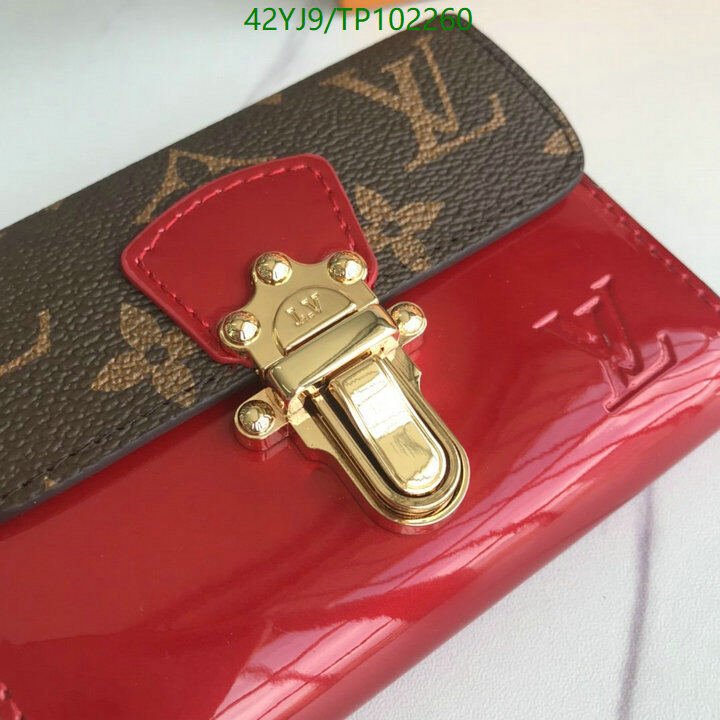 LV Bags-(4A)-Wallet-,Code: TP102260,$ 55USD