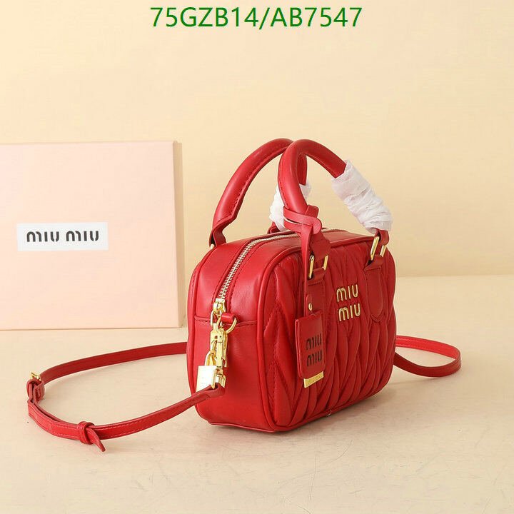Miu Miu Bag-(4A)-Crossbody- Code: AB7547 $ 98USD