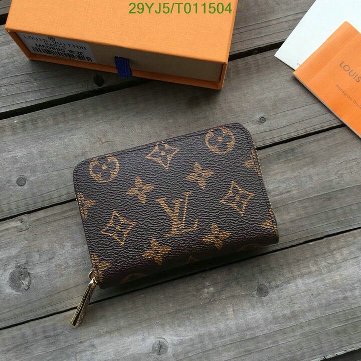 LV Bags-(4A)-Wallet-,Code: T011504,$ 38USD