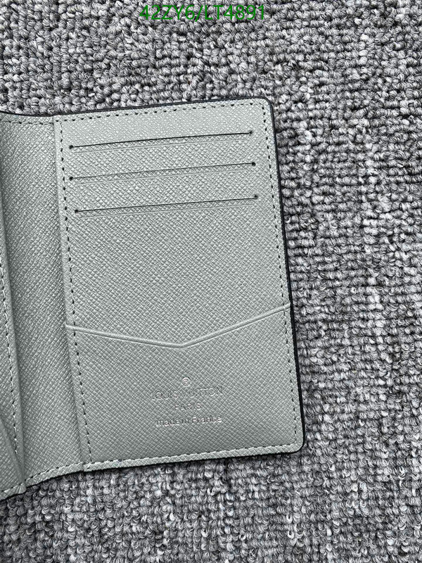 LV Bags-(4A)-Wallet-,Code: LT4891,$ 55USD