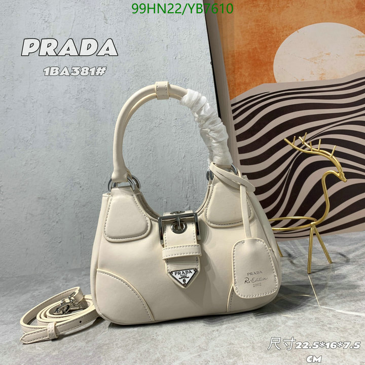 Prada Bag-(4A)-Handbag-,Code: YB7610,$ 129USD