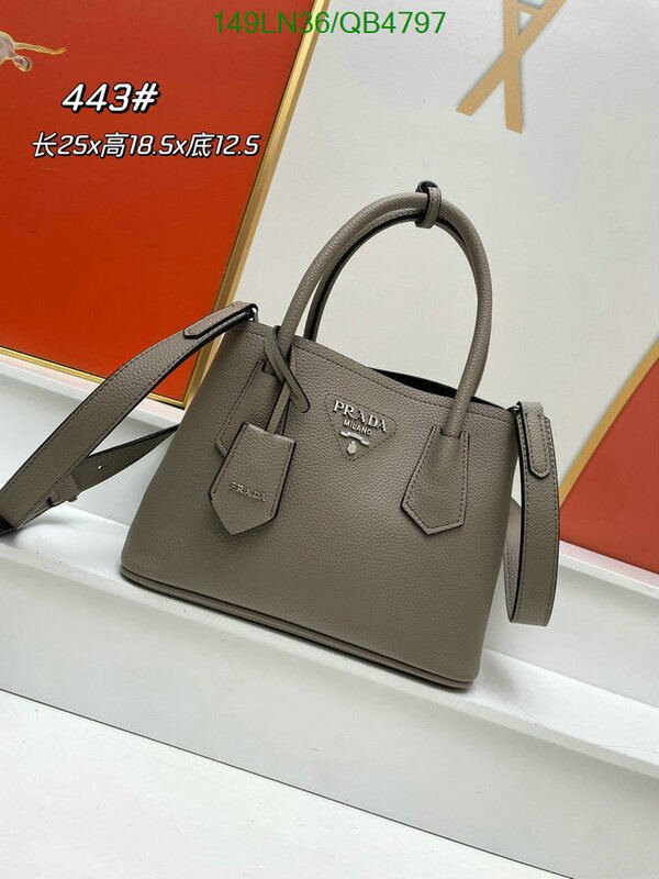 Prada Bag-(4A)-Handbag- Code: QB4797 $ 194USD