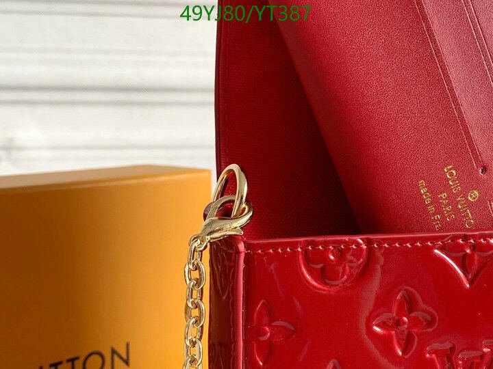 LV Bags-(4A)-Wallet-,Code: YT387,$ 64USD