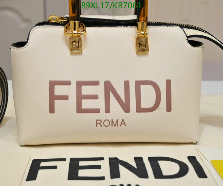 Fendi Bag-(4A)-Boston- Code: KB7061 $ 116USD