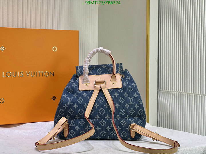 LV Bags-(4A)-Backpack-,Code: ZB6324,$ 129USD