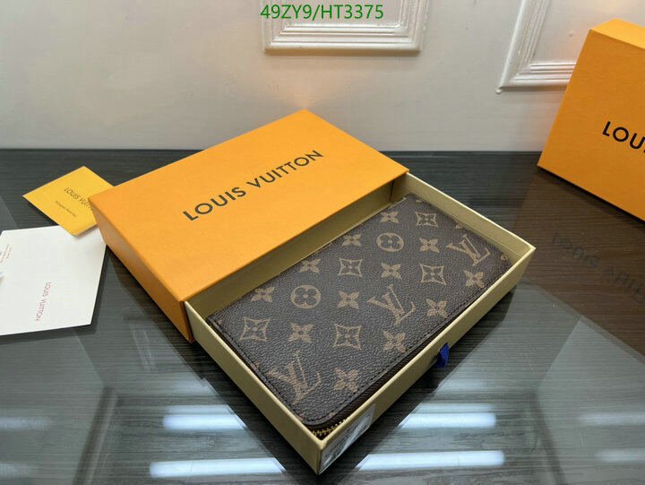 LV Bags-(4A)-Wallet-,Code: HT3375,$ 64USD