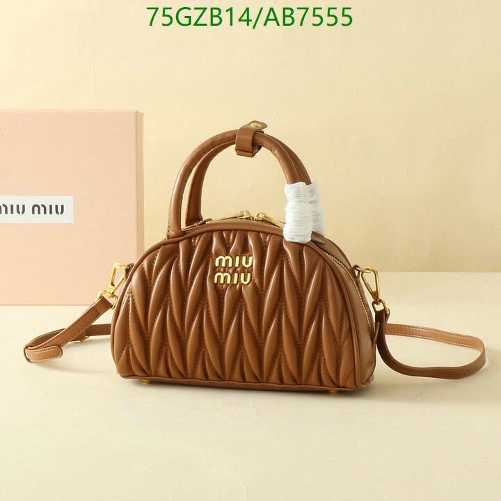 Miu Miu Bag-(4A)-Crossbody- Code: AB7555 $ 98USD
