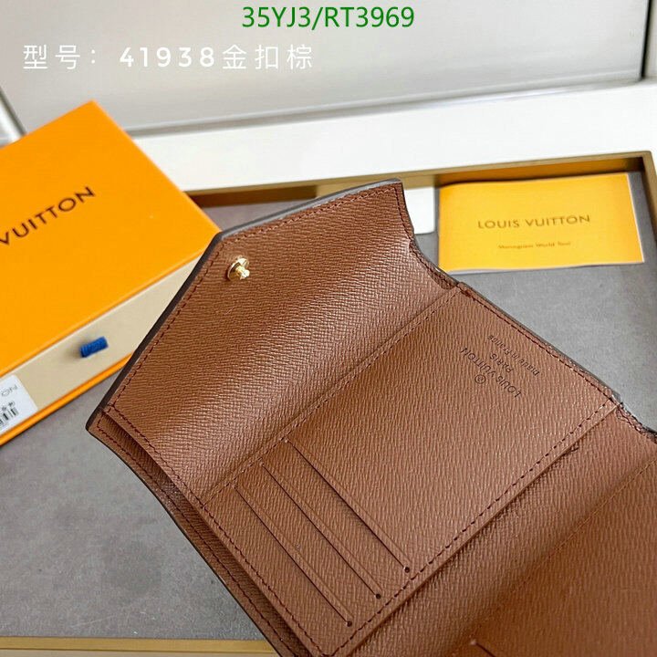 LV Bag-(4A)-Wallet- Cod8: RT3969 $ 46USD