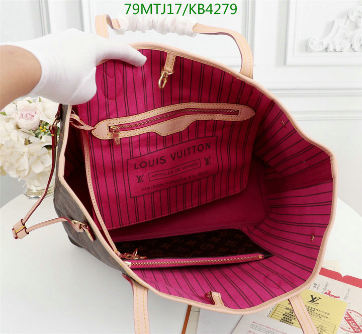 LV Bags-(4A)-Neverfull-,Code: KB4279,$ 103USD