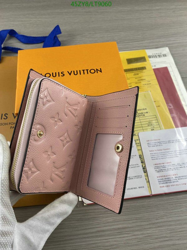 LV Bags-(4A)-Wallet-,Code: LT9060,$ 59USD