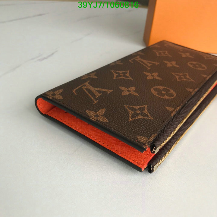 LV Bags-(4A)-Wallet-,Code: T060816,$ 51USD