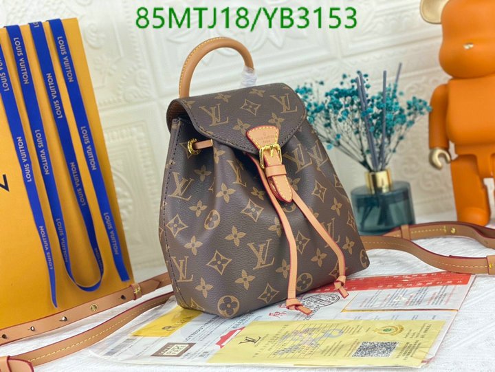 LV Bags-(4A)-Backpack-,Code: YB3153,$ 111USD