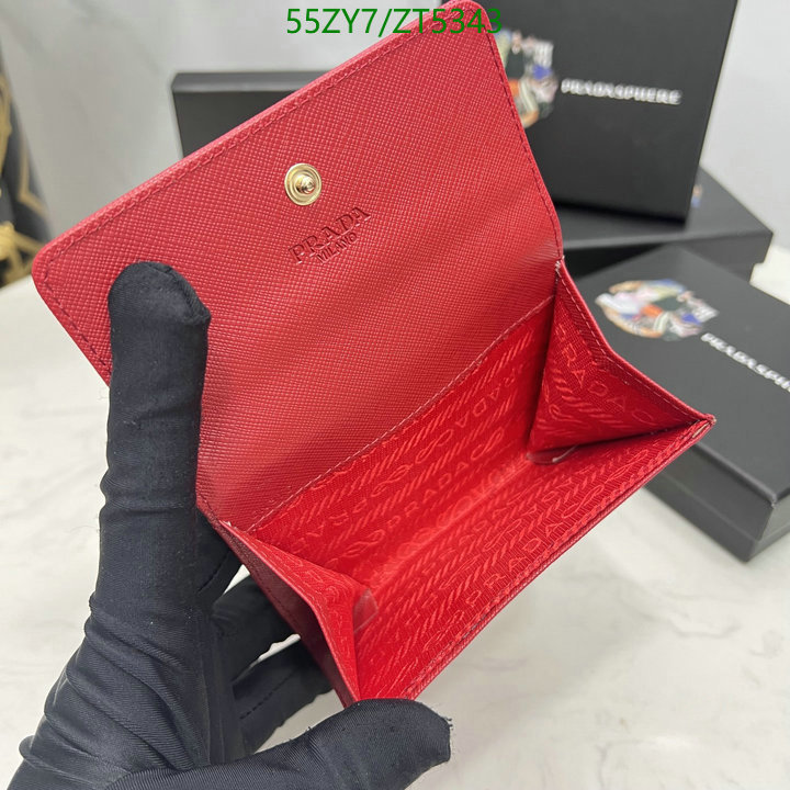 Prada Bag-(4A)-Wallet-,Code: ZT5343,$ 72USD