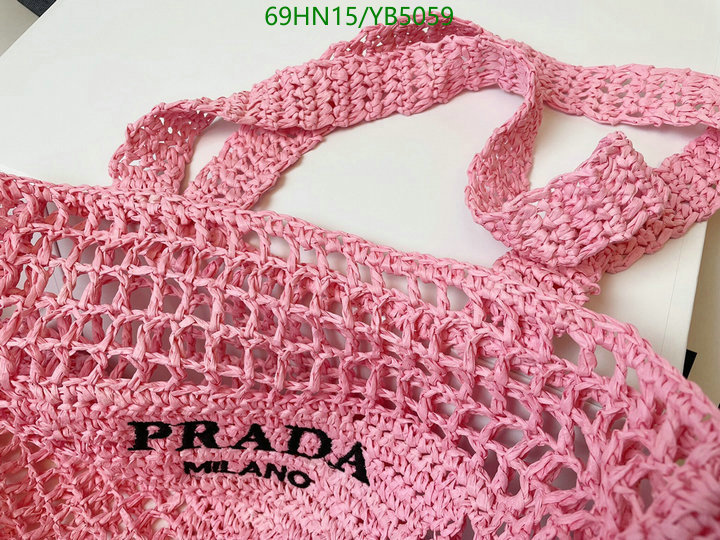Prada Bag-(4A)-Handbag- Code: YB5059 $ 90USD