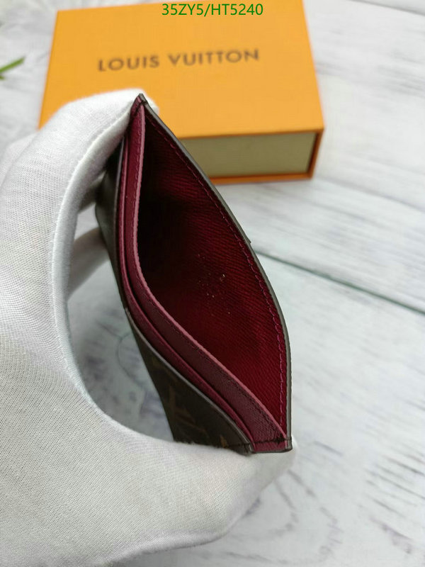 LV Bags-(4A)-Wallet-,Code: HT5240,$ 46USD