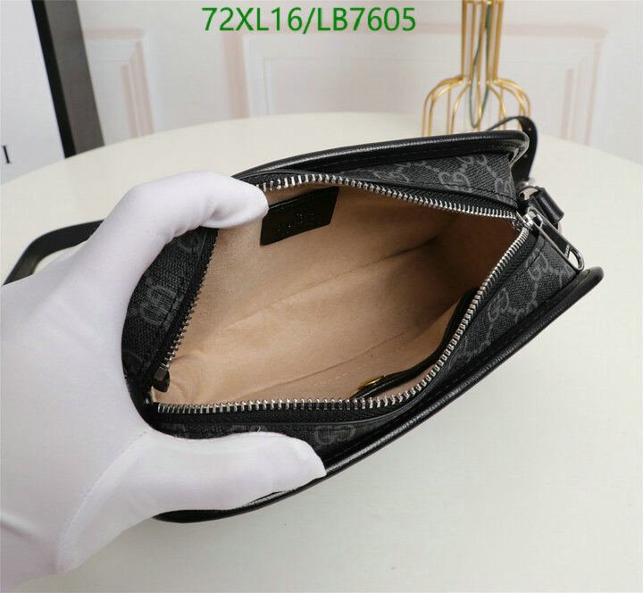 Gucci Bag-(4A)-Diagonal-,Code: LB7605,$ 94USD