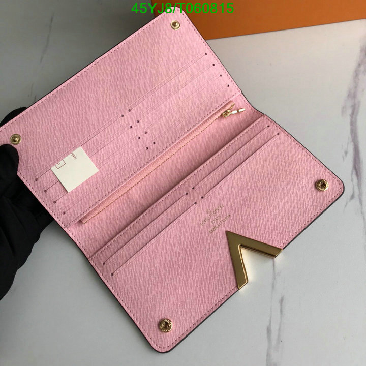 LV Bags-(4A)-Wallet-,Code: T060815,$ 55USD