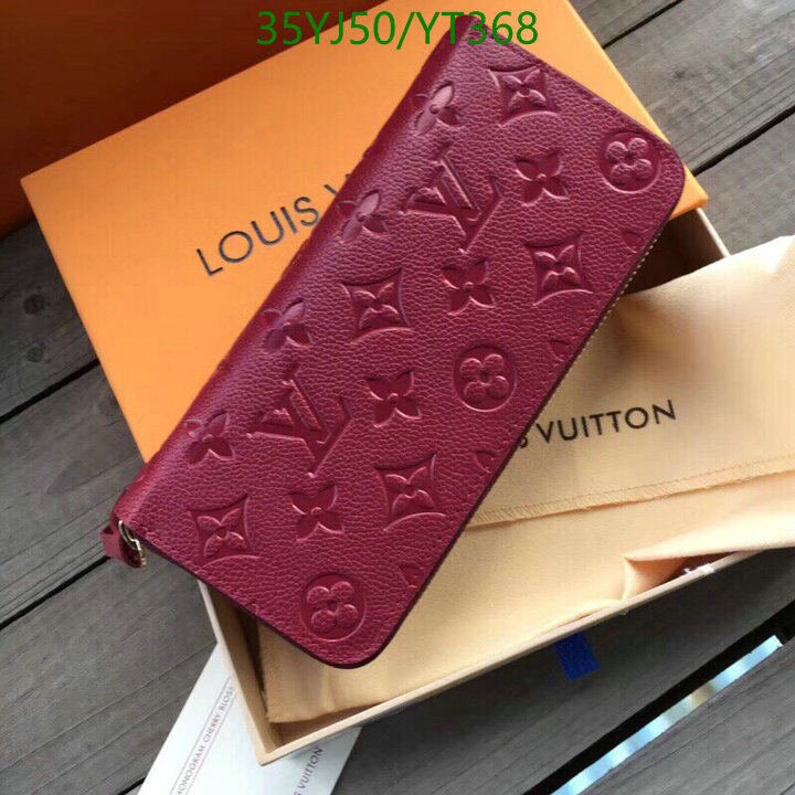 LV Bags-(4A)-Wallet-,Code: YT368,$ 46USD