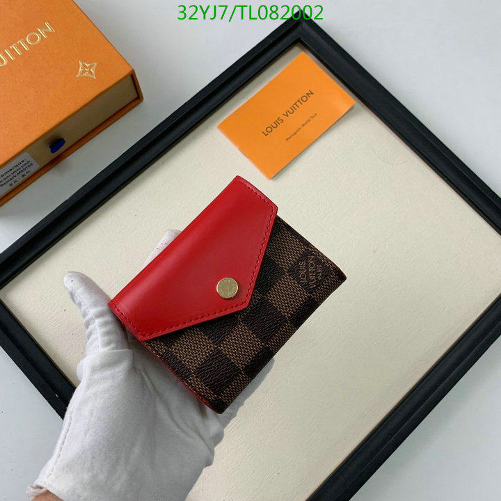 LV Bags-(4A)-Wallet-,Code: TL082002,$ 42USD